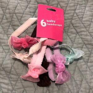 6 headbands for baby